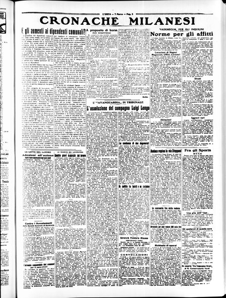 L'Unità : quotidiano degli operai e dei contadini